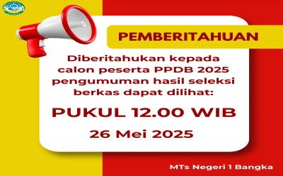 Pemberitahuan PPDB 2025/2026