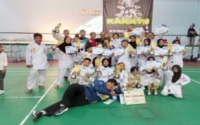 XCBC Series 4 Jadi Panggung Kemenangan Tim Karate MTsN 1 Bangka